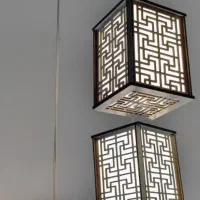 لامپ دست ساز چراغ فروشگاهی چراغ کمپی