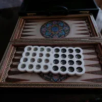 شطرنج و تخته نرد خاتم کاری آکبند و نو|کلکسیون و سرگرمی|اردبیل, |دیوار