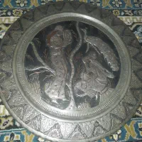 سینی مس کهنه|کلکسیون اشیاء عتیقه|اردبیل, |دیوار