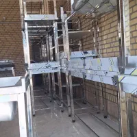 میز کار استیل و ترولی و قفسه استیل آشپزخانه صنعتی|کافی‌شاپ و رستوران|کرج, شهرک نهال و بذر|دیوار