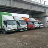 اتوبار شبانه روزی با کامیونهای اتاق مسقف بزرگ