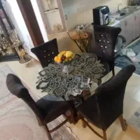 میز نهار خوری چهار نفره تمیز در حد نو|میز و صندلی غذاخوری|اردبیل, |دیوار