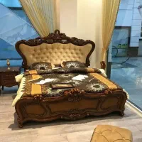 تخت خواب دونفره فلورین  صنایع چوبی محمدی