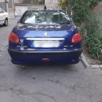 پژو ۲۰۶ آبی کاربنی