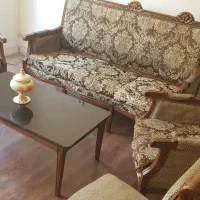 مبلمان نیمه استیل چوب راش
