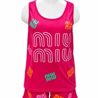 تاپ و شلوارک miu miu