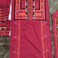 سه دست لباس تپه ای دست دوز آماده فروش.بدون شال|لباس|کهنوج, |دیوار