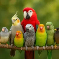 خریدارفروش طوطی راهب کاسکوملنگولوری خورشیدی و