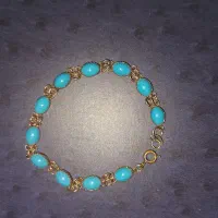 دستبند نقره فیروزه