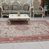 یک جفت فرش دستباف ۹ متری طرح علیا کاشمر