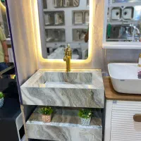 روشویی پرسلان gatria با شلف ضداب پنج سال گارانتی|لوازم سرویس بهداشتی|تهران, خلیج فارس|دیوار