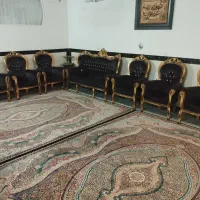 مبلمان ۹ نفره سلطنتی|مبلمان خانگی و میز عسلی|قم, سراجه (۱۵ خرداد)|دیوار