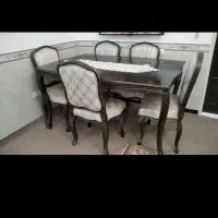 میز غذاخوری فرانسوی ۶ نفره|میز و صندلی غذاخوری|بهار, |دیوار