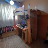 تخت دوطبقه کمدو میزتحریردار