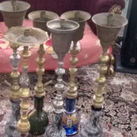 ۱۴ عدد قلیان برنج تنه سنگین