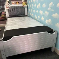 تخت یک نفره چوب(نو)