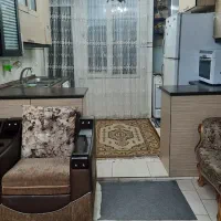 کابینت تمام چوب به همراه سینک و هود