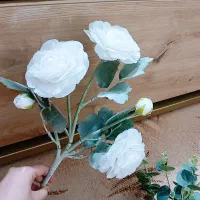 گل مصنوعی و گلدان سرامیکی بزرگ ..|گل مصنوعی|گرگان, |دیوار