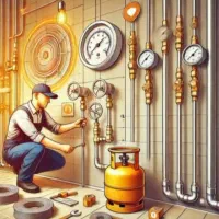 لوله کشی آب و گاز در پردیس