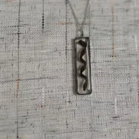 گردنبند موی یار با رزین