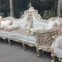 مبل شاهان با کاناپه خرچنگی ۴ نفره