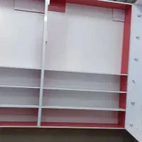فروش فوری قفسه  تازه ساخته شده  برای خیاطی وپا رچه