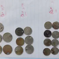 تعدادی دکمه قدیمی سکه وغیره|کلکسیون سکه، تمبر، اسکناس|مشهد, حسابی جنوبی (شهرک غرب)|دیوار