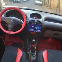 پژو ۲۰۶ تیپ ۳ قرمز استثنایی کم کار سالم مشابه نو|خودرو سواری و وانت|تهران, نیروی هوایی (پیروزی)|دیوار