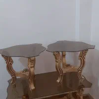 مبل استیل درجه یک بدون زره ای خرابی|مبلمان خانگی و میز عسلی|یزد, |دیوار