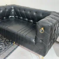 مبل دونفره چرم