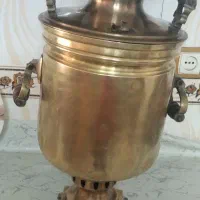 سماور زغالی سالم قدیمی|کلکسیون و سرگرمی|مشهد, کوشش|دیوار