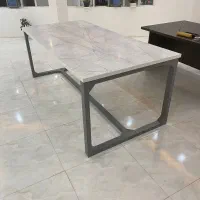 میز کنفرانسی سفارشی MDF / میز اداری / طرح سنگ