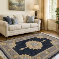 فروش فرش،فرش کودک پادری فرش گرد بیضی و راهرویی|فرش|آبادان, |دیوار