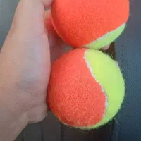 دو عدد. توپ تنیس ساحلی با کیفیت قیمت 200تومن تخفیف