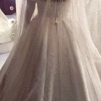 لباس عروس سنگ کاری شده