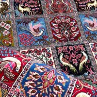 یک جفت قالی ۷ متری ساروق ریز بافت رنگ گیاهی|فرش|تهران, بازار|دیوار