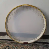 دو عدد دف در حد نو فقط یک دونه ازش پوستش پاره شده