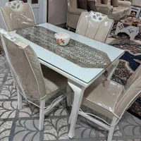 میز نهار خوری درحد نو باکاورفروخته میشه|میز و صندلی غذاخوری|فارسان, |دیوار