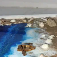 تابلوی رزین دریا|تابلو، نقاشی، عکس|قزوین, |دیوار