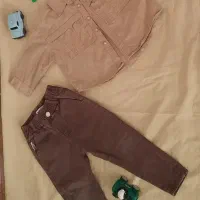 پیراهن وشلوار جنس کتان  وشومیز