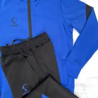 گرمکن شلوار پارچه غواصی آبی مشکی|تجهیزات ورزشی|اصفهان, بهاران|دیوار