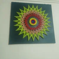 تابلو چشم نظر نخ.کاموا ومیخ