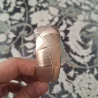 النگو تک پوش نقره مشابه طلا