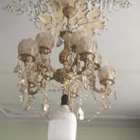 لوستر پنج شاخه ده شعله