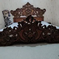 تخت خواب دونفره کامل منبت|تخت و سرویس خواب|اصفهان, خواجو|دیوار