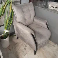 مبل خاکستری تکنفره