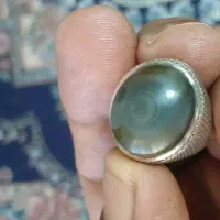 انگشتر سلیمانی شرط قدیمی و نگین زنده درهویزه