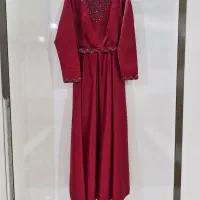 لباس مجلسی پیراهن مجلسی قرمز شب یلدا زرشکی|لباس|قیامدشت - خاورشهر, |دیوار