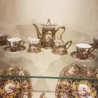 سرویس چایخوری عصرانه خوری وارداتی لمونژ قسطی|صنایع دستی و سایر لوازم تزئینی|مشهد, کوشش|دیوار