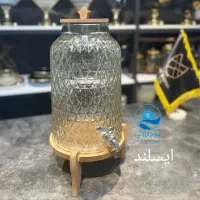 کلمن شیشه ای پایه چوبی فلاسک یخدان پیک رایگان|ظروف نگهدارنده، پلاستیکی، یک‌بارمصرف|قم, نیروگاه|دیوار